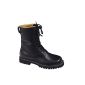 Combat boots, black, full leather, good design, leather lining (Shoes)