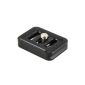 MENGS® TY-C10 camera quick release plate made of solid aluminum only for telephoto and micro-camera suit 1/4 