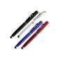 LOT 4 x 4 in 1 Multifunction Pen: Laser Pointer, Flashlight, Pen, Pen for Iphone Ipad Touch Screen Tablet ... (Office Supplies)