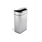 Simplehuman - 40 liters, rectangular bin touch bar, brushed stainless steel anti-marks (Miscellaneous)