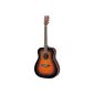 Yamaha F370 Acoustic Guitar Tobacco Brown Sunburst (Electronics)