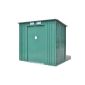 Garden shed shed metal tool shed greenhouse 4.3 m3, incl. Metal substructure (household goods)