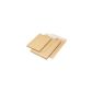 GPV 50 pack of brown kraft bags self-adhesive Format C4 229x324mm bellows 30mm 120g (Office Supplies)