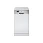 Bomann GSP 842 Freestanding Dishwasher / A + A / 10 MGD / 49 db / Freestanding (removable) device, 60 cm / Electronic inlet hose safety system / white / inox (Misc.)