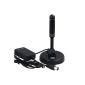 August DTA245 Active DVB-T antenna - Very strong portable TV rod antenna with signal amplifier (25dB) for digital TV / Digital TV / DVB-T Tuner / DAB - with magnetic base (Electronics)