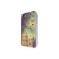 iphone 4 4S Cool Be Free Birds Sky and Clouds Cute Natural Look Cool Design Fashion Trend Protector Case Back Cover metal and plastic (electronic)