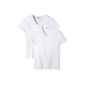 HOM Men Vest 2 Pack 10,106,996 Pure Cotton V Shirt 03 2P (Textiles)