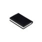 Kartenetui Secrid RFID Card Protector Slimwallet black leather (textiles)