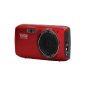 Vivitar Vivicam S130 Red Digital Camera (16.1MP, 4x digital zoom, 3 