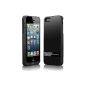 Induction Charger without IQ wireless receiver for iPhone 5 5S - Color: Black (Electronics)