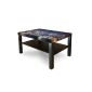 Large table coffee table side table with shelf with Motif: New York