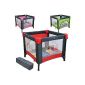 Your Baby ® foldable Park 90cm x 90cm with mattress + Travel Bag / Pink, Red or Green (Baby Care)