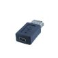 USB 2.0 Adapter Mini USB clutch / USB coupling (1 piece) (Electronics)