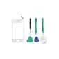 GLASS TOUCH SCREEN ice glass frame Colour White Samsung Galaxy Ace S5839I screwdriver + accessories tools (Electronics)