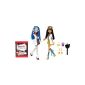 Mattel Monster High BBC81 - lab partner Ghoulia and Cleo, 2 dolls in the set (toys)