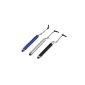 Apollo23 - 3 in 1 Touch Screen Stylus Pen + Ball Pen + Anti-Dust plug for Apple iPhone / iPad / Tablet PC / Smart Phones, Black / Red / Blue (Electronics)
