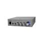 LTC MFA 1200 - Dj Amp 2x100W for karaoke, conferences (2 microphone inputs, 2-band equalizer, 12V) Silver