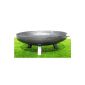 Fire bowl made of steel 790 mm / with 3 legs and 2 handles + free firewood (garden products)