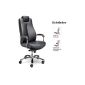 Heavy duty swivel heavy-duty office chair swivel chair executive chair up to 150kg, genuine leather, synchronous mechanism (Office supplies & stationery)
