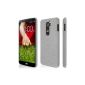 EMPIRE KLIX Slim-Fit Hard Case Cover Skin for LG G2 - Quicksand Grey (screen protector film Inc (Wireless Phone Accessory)