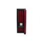 Stearin Candles, 250 x 22 mm, dark red, 4-pack, organic - candles / Stearin - candlesticks Candles