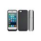 DONZO Power Battery Case Cover with 8 pin connector 2500mAh for Apple iPhone 5 & iOS 5S 8 compatible - Grey (Electronics)