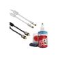 Hama TV Starter Set (consisting of high-speed HDMI cable, antenna cable, cleansing gel) (Accessories)