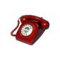 Geemarc Telecom SA MAYFAIR Phone retro corded handset Red (Electronics)