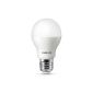 Philips LED bulb replaces 60 W, E27 base, 2700 Kelvin - warm white, 9 W, 806 lumens (household goods)