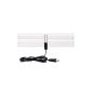 August DTA400 Freeview TV Aerial - Portable Indoor Antenna / Receiver for External USB TV / Digital TV / Radio DAB - With Suction Cup Mount Any Smooth Surface (Electronics)