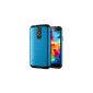 Spigen Galaxy S5 Case Slim Armor Series Electric Blue SGP10753 (Wireless Phone Accessory)