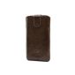 Bouletta MC RST4-XZ1 Bouletta Leather Case Cover Bag Case Pouch Case "Multicase" Rustic Tobacco for Sony Xperia Z1 - Genuine leather, with pull-out tab, handmade, 100% accurately fitting (accessory)