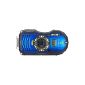 Ricoh WG-4 EU Waterproof Digital Camera (16 Megapixel, Full HD, 7.2-fold dig. Zoom, 7.6 cm (3 inch) LCD display, GPS, 70MB internal memory, HDMI, USB 2.0) Blue (Electronics)