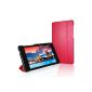 JETech® GOLD Slim Fit Nexus 7 Case Cover Case Case with Stand Function and built-in magnet for sleep / wake for Google Nexus 7 Tablet 2013 (Red) (Electronics)