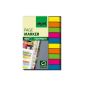 Sigel HN617 PageMarkers film, micro, 400 sheets, 2x5 colors in pocket, green, blue, pink, yellow, orange, stripes Size: 50 mm x 6 mm (Office supplies & stationery)