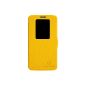 Dolextech fresh PU Leather Case Pouch Mix Series hard case cover for LG G2 D802 100% NILLKIN Protective Case (For LG G2, yellow) (Electronics)