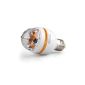 CroLED E27 3W LED Rotating Rotating RGB lamp light bulb AC 85-260V party light effect
