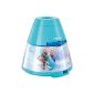 Philips Disney Frozen Children's, night light and projector (1 x 0.1W integrated LED) (household goods)