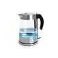 Klarstein Pure Water Cordless Electric Kettle - Tea glass design with LED effects (2200W, 1.7 L) (Edition 2013)