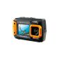 Aquapix W1400 Active underwater digital camera (14 Megapixels, 6,8 cm (2.7 inches) dual display, 4x zoom, water-resistant to 3 meters) black / orange (electronic)