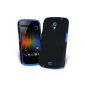 Himmelblaue hybrid silicone Combo Cover Samsung Google Galaxy Nexus I9250 (Wireless Phone Accessory)