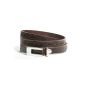 Trend sky Brown men's leather bracelet with engraving + BIG gifts box + free subsurface engraving (jewelry)