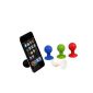 5X VACUUM SUPPORT STAND FOR IPHONE 3GS 4 MULTICOLOR (Electronics)