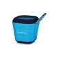 Lumsing® Portable Waterproof Bluetooth 4.0 wireless speaker dual coil - speaker with microphone battery pack up to 8 hours of play time, outdoor sports design waterproof IP64 & Shock-Proof & Dust-proof Speaker - Blue (Wireless Phone Accessory)