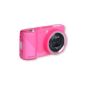 The original GeckCovers Samsung Galaxy Camera Case Camera Case Bag Samsung camera bag in the color pink pink purple from fashionable TPU (Electronics)