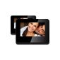 Odys Twin Portable DVD Player with touch panel and additional 17.8 cm (7 inch) screen (USB) (Electronics)