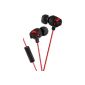 JVC HA-FR201-RE Xtreme Xplosives In-Ear Headphones with Mic Red (Electronics)