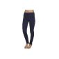 Ladies Fashion Stretch Cotton thin trousers Leggings - Dark Blue (Textiles)