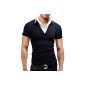 Merish 2 in 1 shirt Polo Shirt short sleeve shirt 5 colors Slim Fit 21 (textiles)