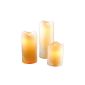 Britesta LED real wax candles with flexible flame, Set of 3 (household goods)